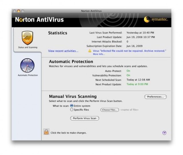 antivirus software for mac needed